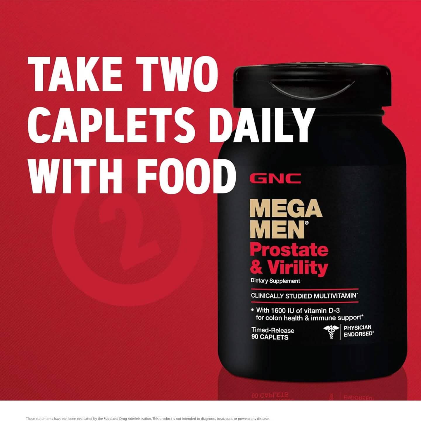 GNC Mega Men Prostate and Virility unterstützt eine optimale sexuelle Gesundheit und Prostatagesundheit 90 Kapseln