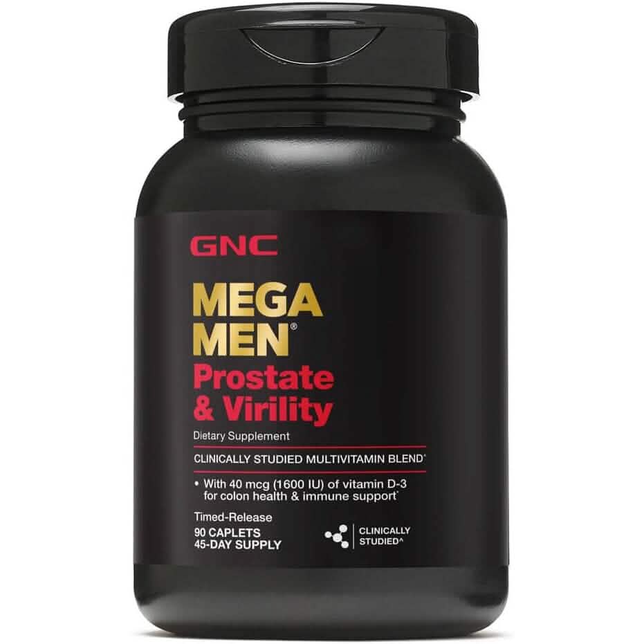 GNC Mega Men Prostate and Virility unterstützt eine optimale sexuelle Gesundheit und Prostatagesundheit 90 Kapseln
