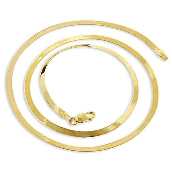Gold Magic Fischgrät-Gliederkette – Größe: 45,72 cm