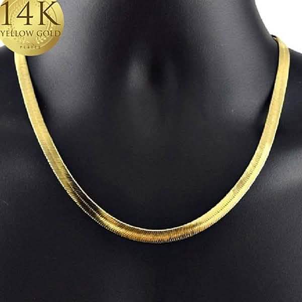 Gold Magic Fischgrät-Gliederkette – Größe: 45,72 cm