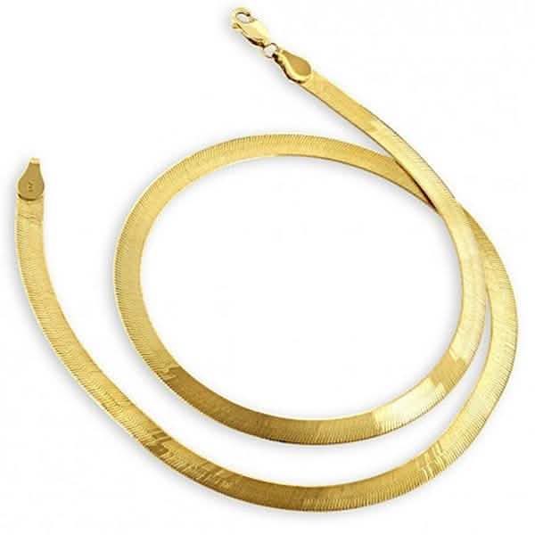 Gold Magic Fischgrät-Gliederkette – Größe: 45,72 cm