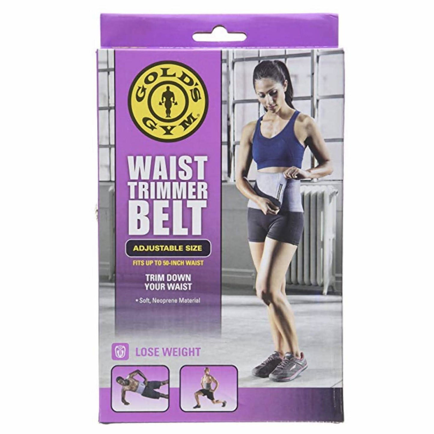 Gold's Gym Taillentrimmer-Gürtel - Verstellbare Größe passend bis 127 cm