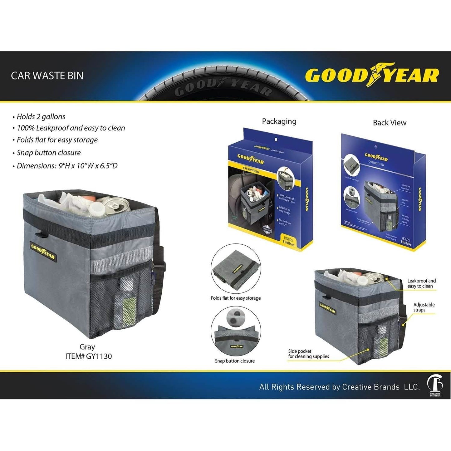 Goodyear Auto-Mülleimer