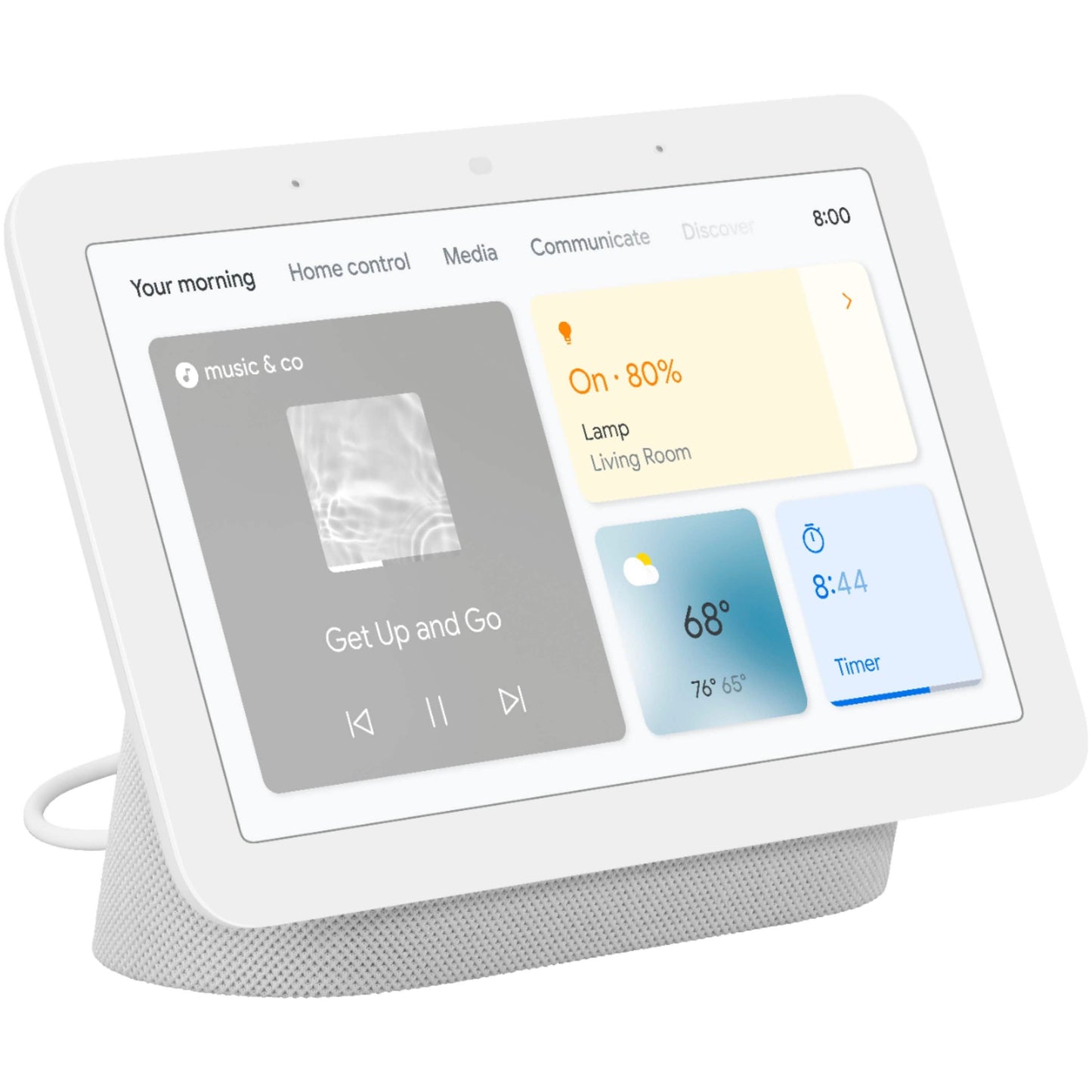 Google Nest Hub mit Google Assistant 2. Generation – Chalk