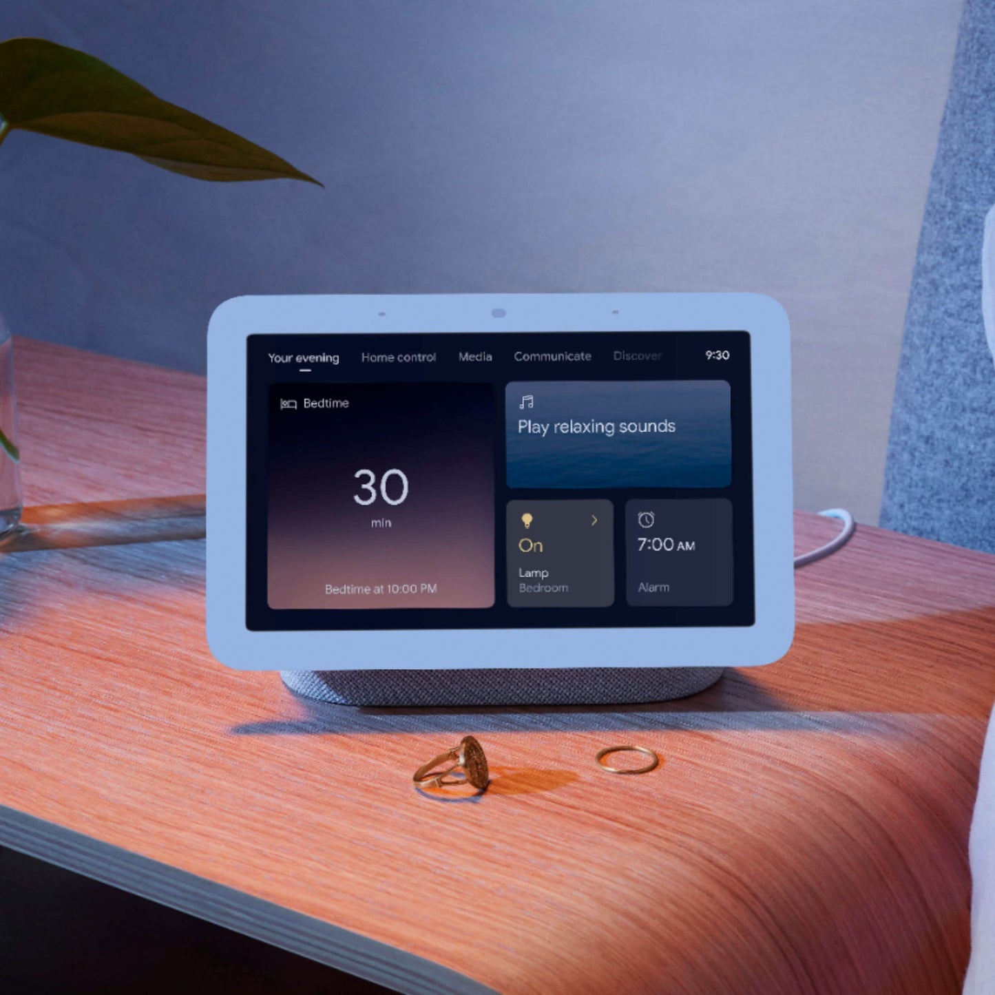 Google Nest Hub mit Google Assistant 2. Generation – Chalk