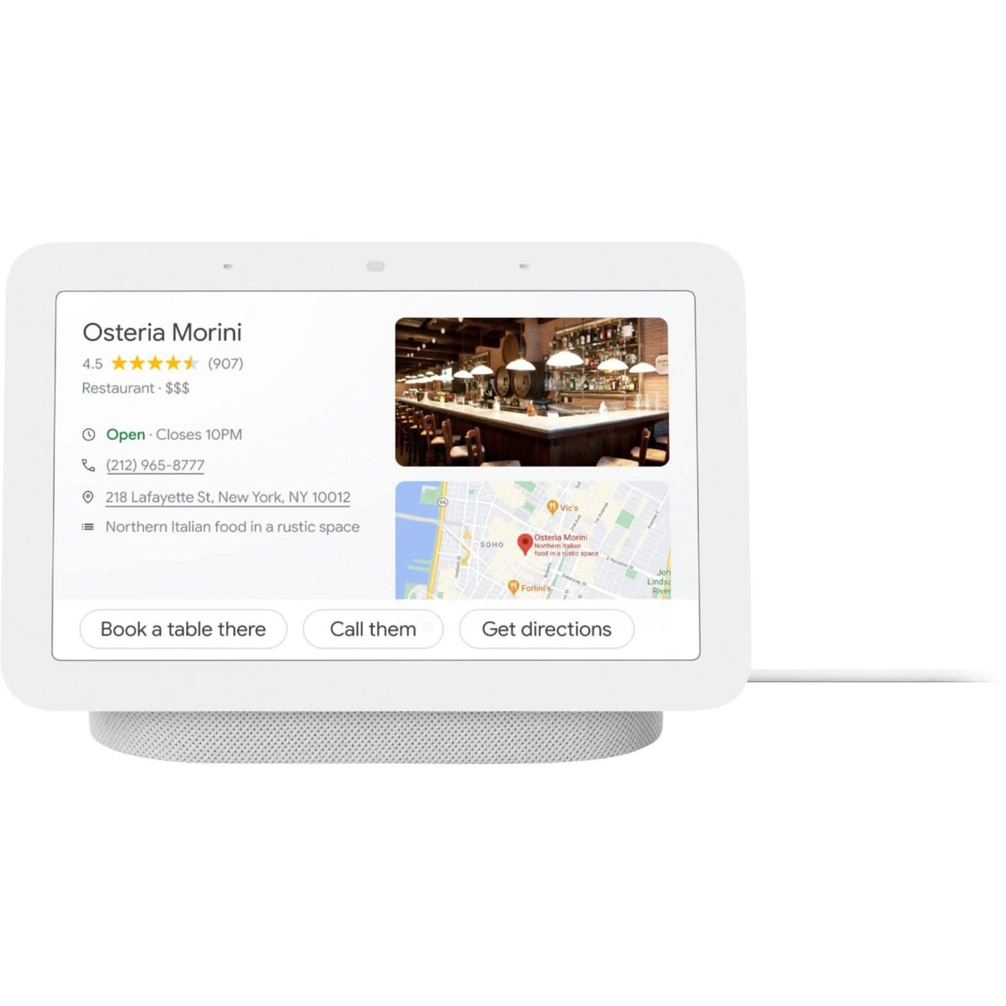 Google Nest Hub mit Google Assistant 2. Generation – Chalk