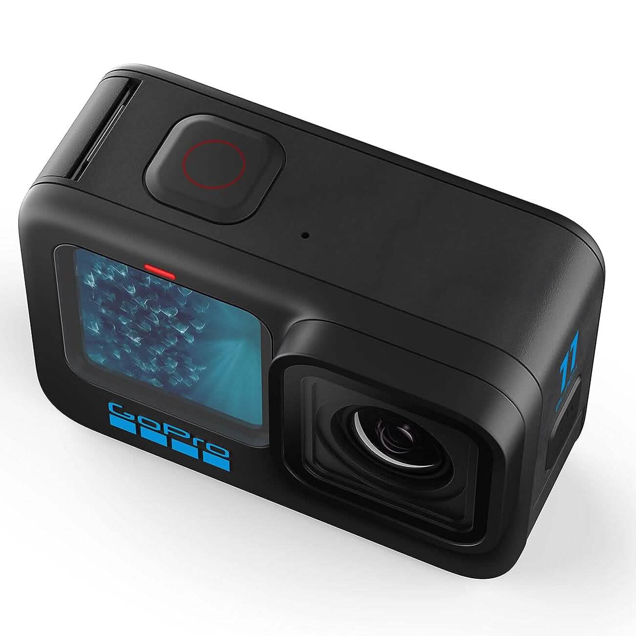 GoPro HERO11 Black - Wasserdichte Action-Kamera mit 5.3K60 Ultra HD Video, 27MP Fotos, 1/1.9" Bildsensor, Live-Streaming, Webcam, Stabilisierung (Generalüberholt)