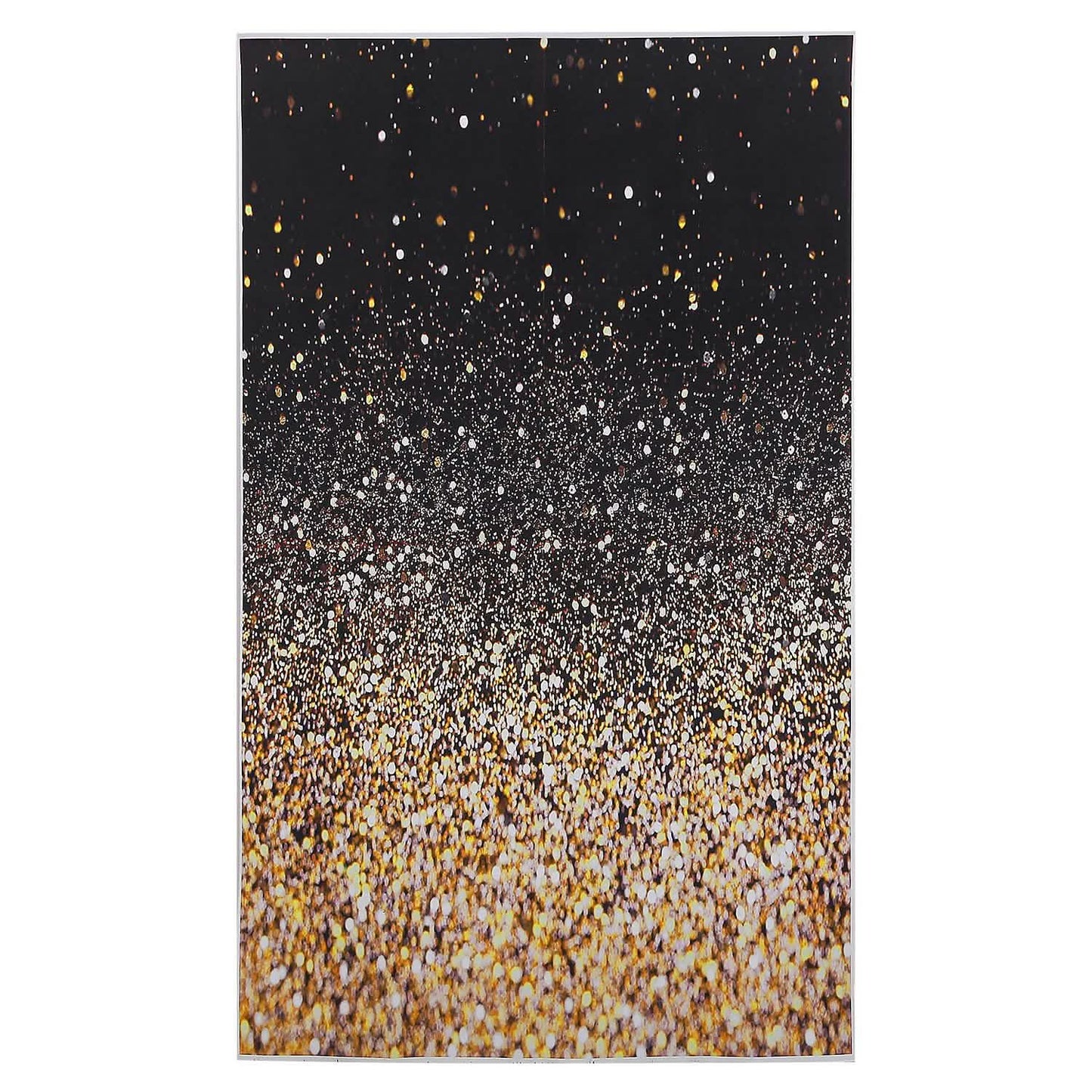 Gradueller Glitzer Schwarz Gold Bokeh Flecken Fotohintergrund