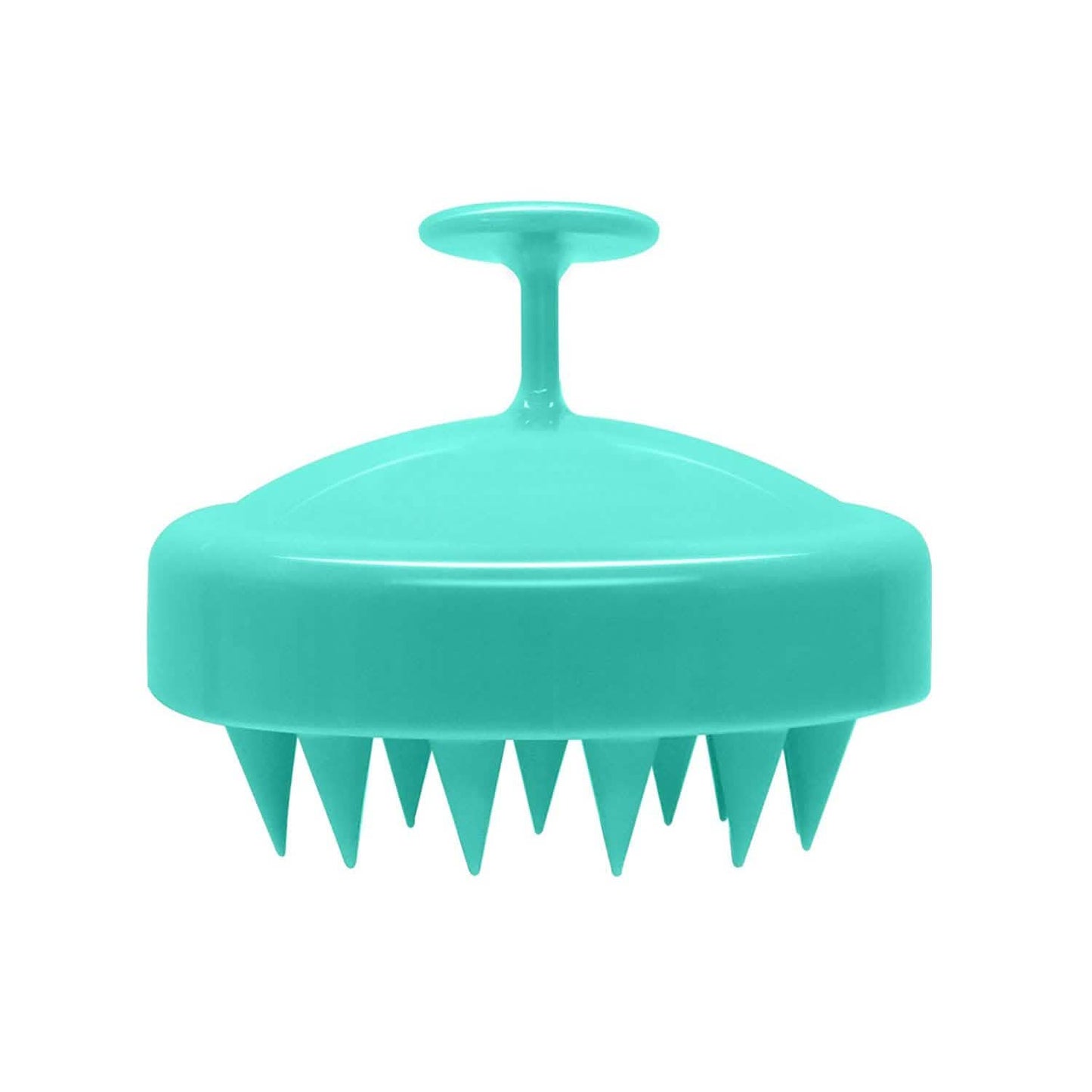 Haarshampoobürste mit weichem Silikon-Kopfhautmassagegerät