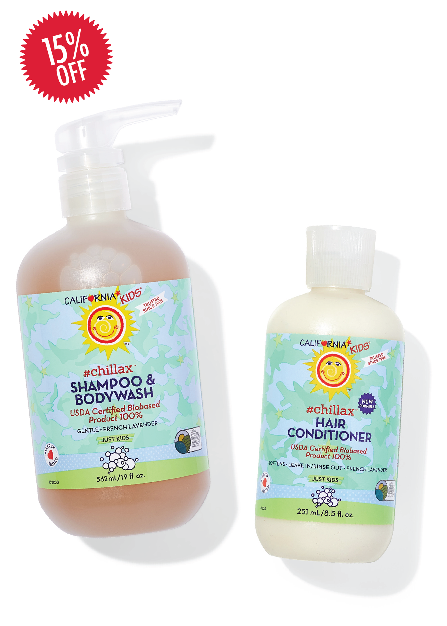 Kids #Chillax™ Shampoo + Spülung Sparpaket