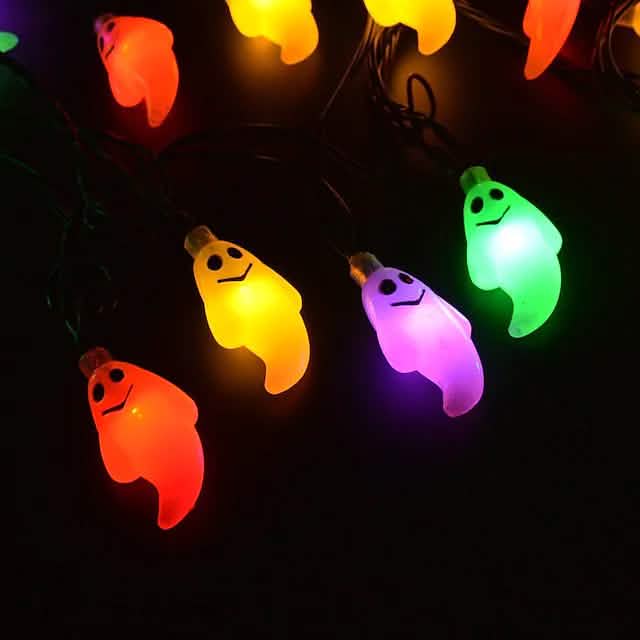 Halloween Niedliche Geist LED Lichterkette Polsterleuchten