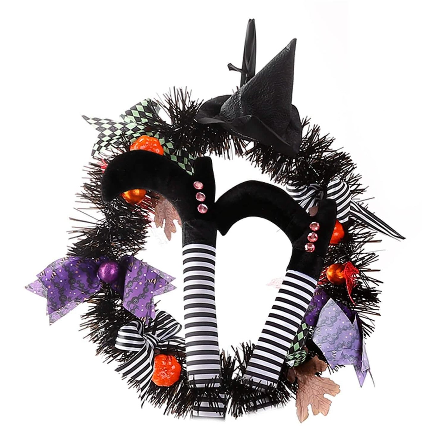 Halloween Hexenkranz Kürbis Dekorationen