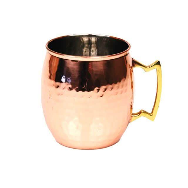 Moskau-Mule-Becher mit Hammerschlag-Kupfer-Finish