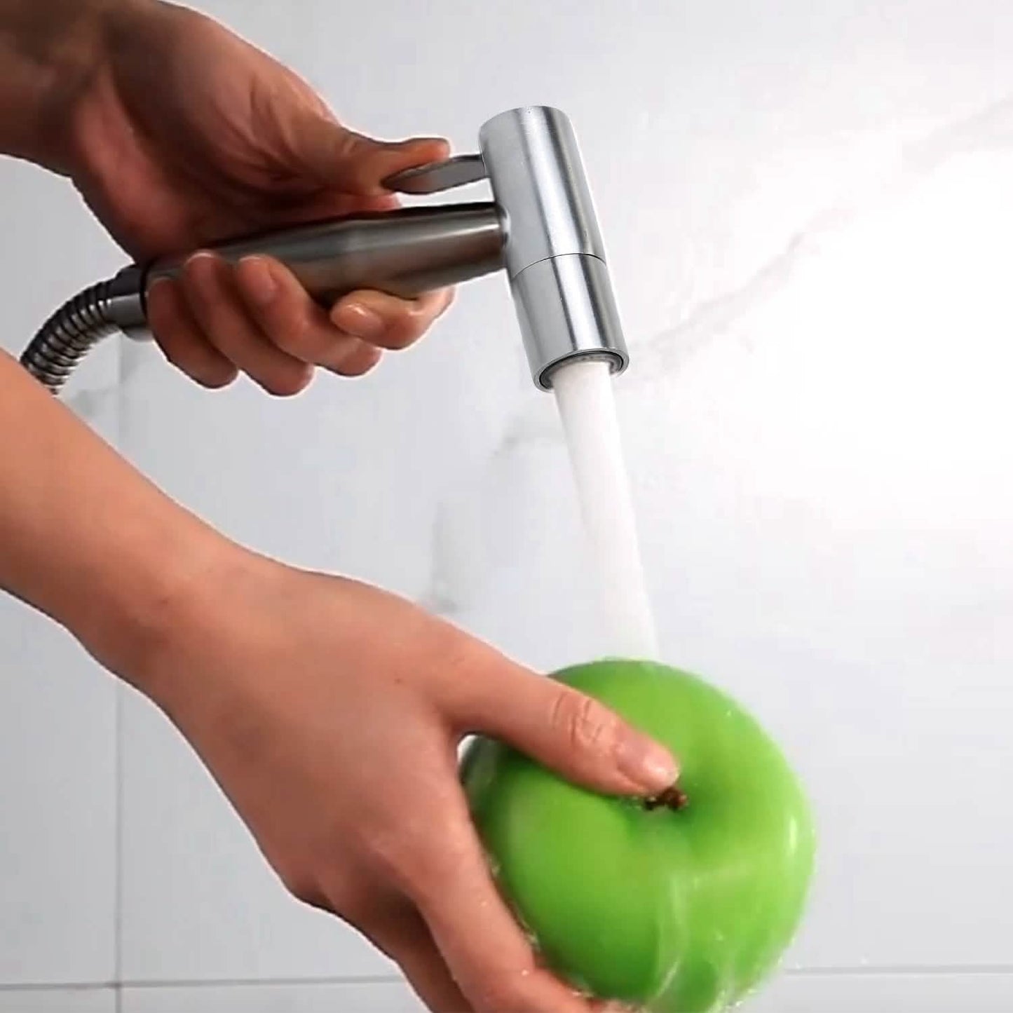 Handbrause für Bidet aus Edelstahl