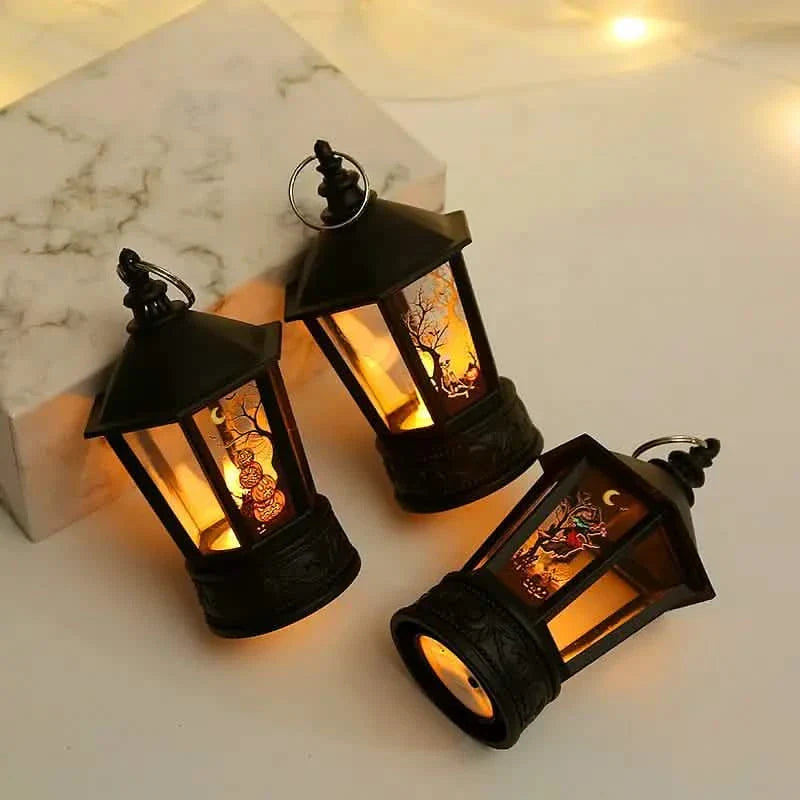 Handgehaltene LED-Kerzenwindlichter für Halloween-Dekorationen und Partys