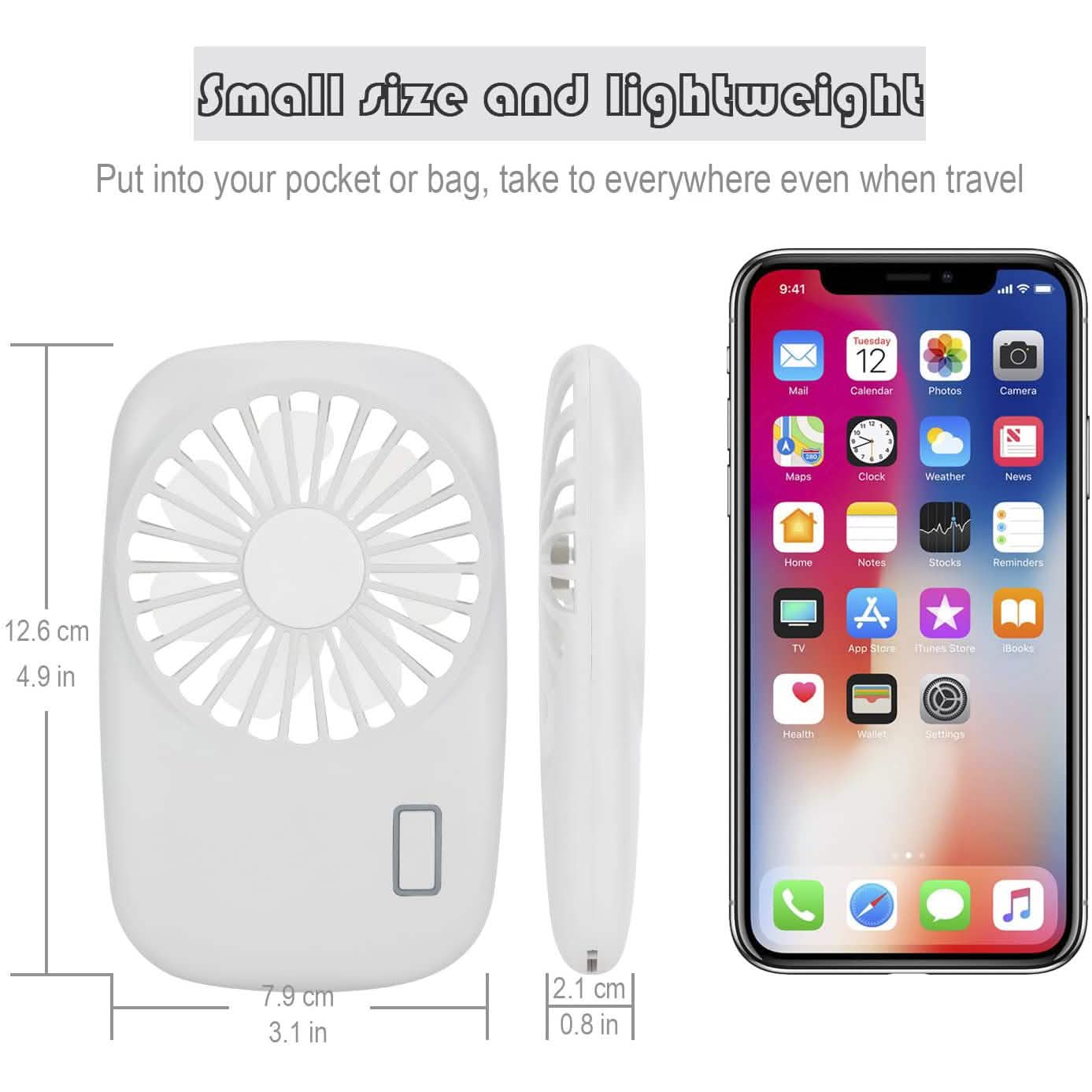 Leistungsstarker Mini-Handventilator
