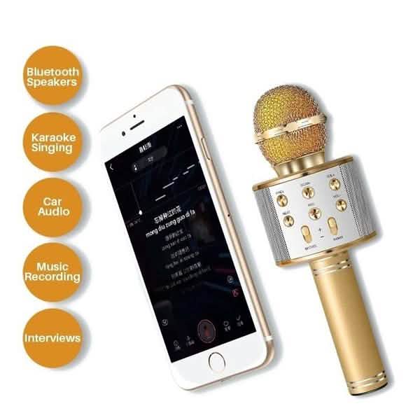 Karaoke Handheld Funk-Bluetooth-Mikrofon