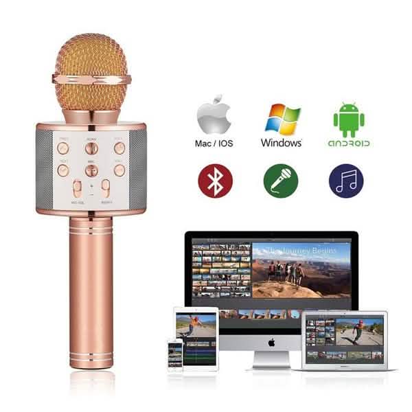 Karaoke Handheld Funk-Bluetooth-Mikrofon
