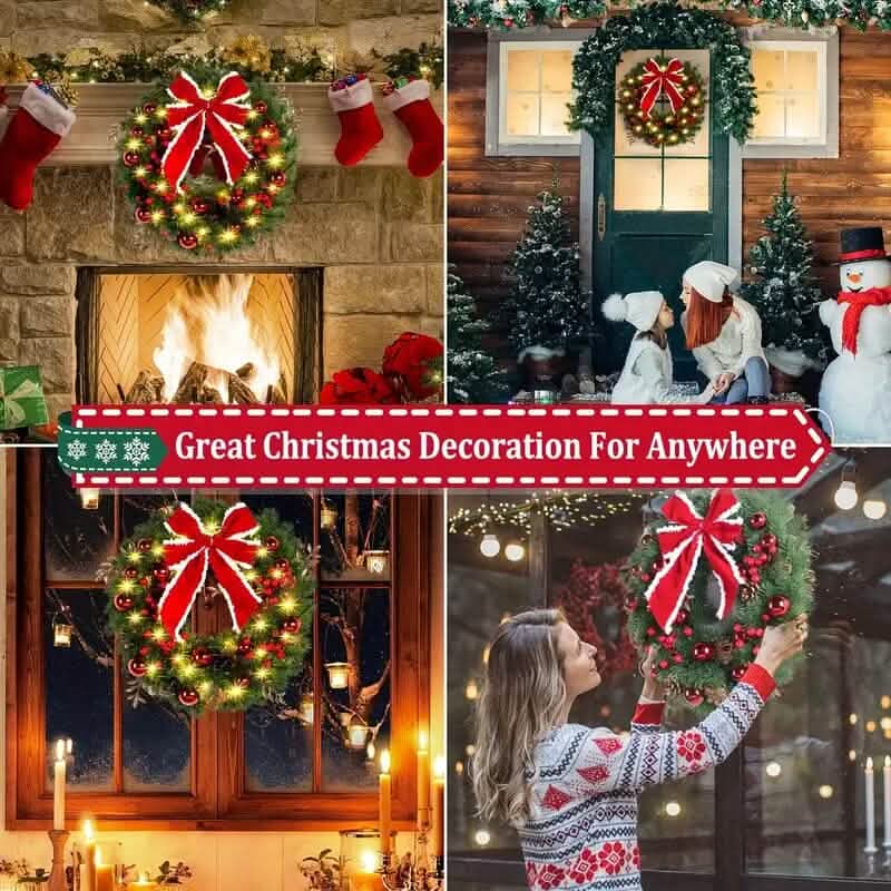Handgemachter Weihnachtskranzschmuck
