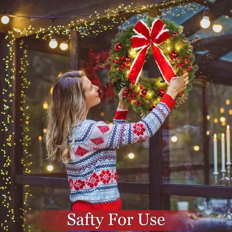 Handgemachter Weihnachtskranzschmuck
