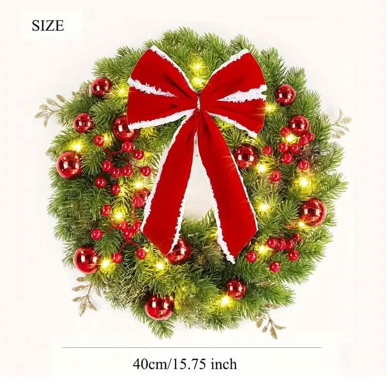 Handgemachter Weihnachtskranzschmuck