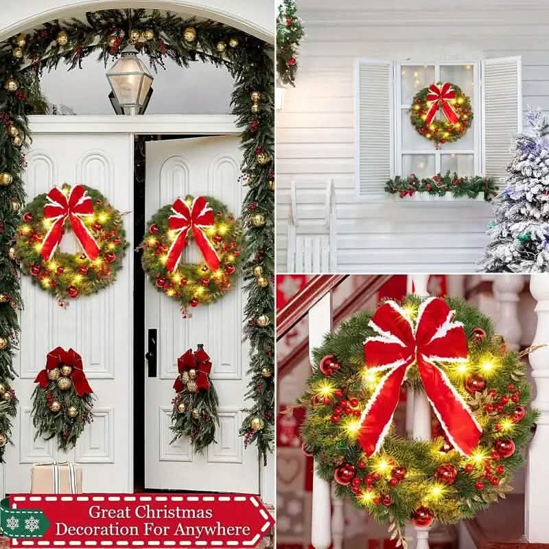 Handgemachter Weihnachtskranzschmuck