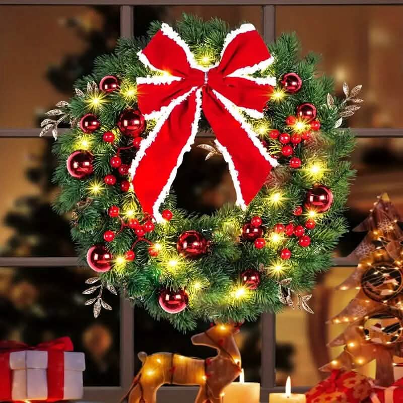 Handgemachter Weihnachtskranzschmuck