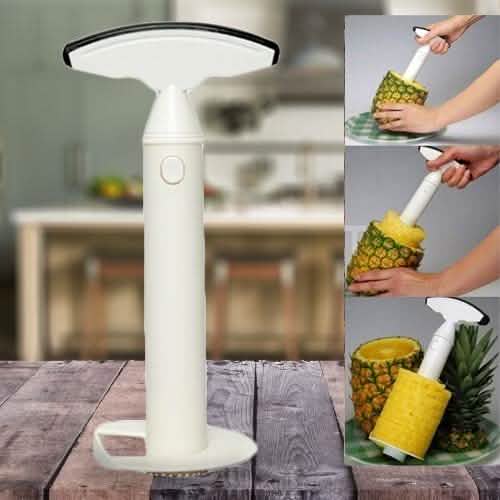 Praktischer Ananas-Entkerner und -Schneider