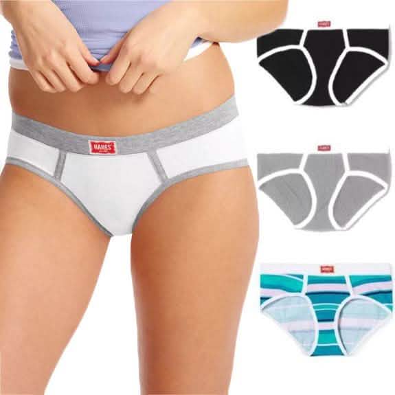 Hanes Damen ComfortSoft Vintage Cotton Stretch Hipster