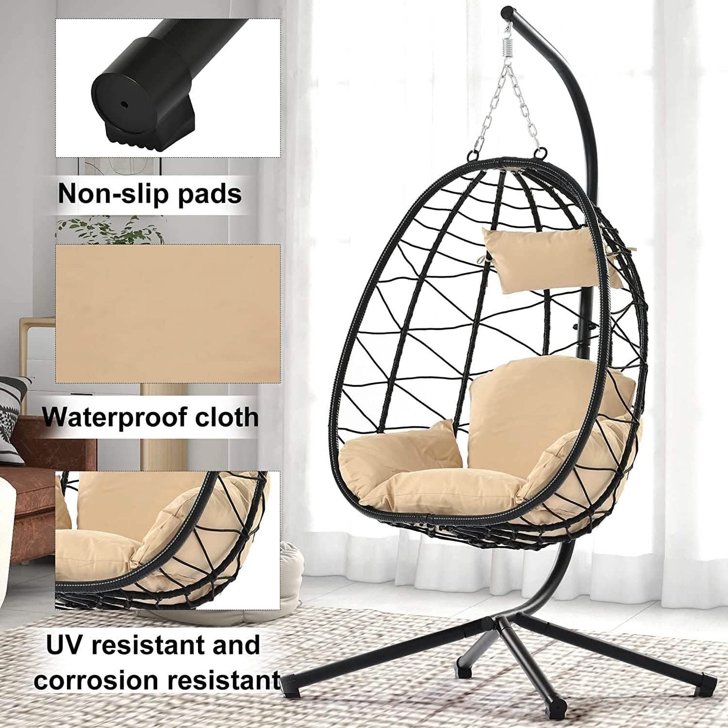 Hängesessel, Outdoor-Indoor-Schaukelstuhl