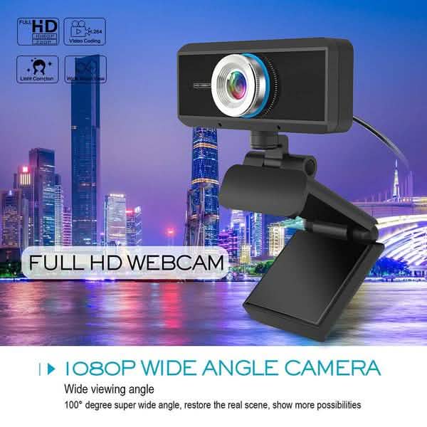 HD 1080P Desktop-PC-Videoanruf-Webcam mit Mikrofon