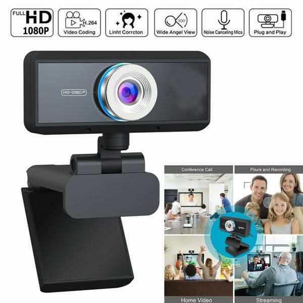HD 1080P Desktop-PC-Videoanruf-Webcam mit Mikrofon