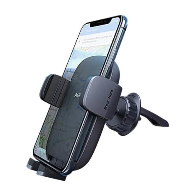 HD-C58 Auto-Telefonhalter mit stärkerem Lüftungsschlitz-Clip, Aura Black