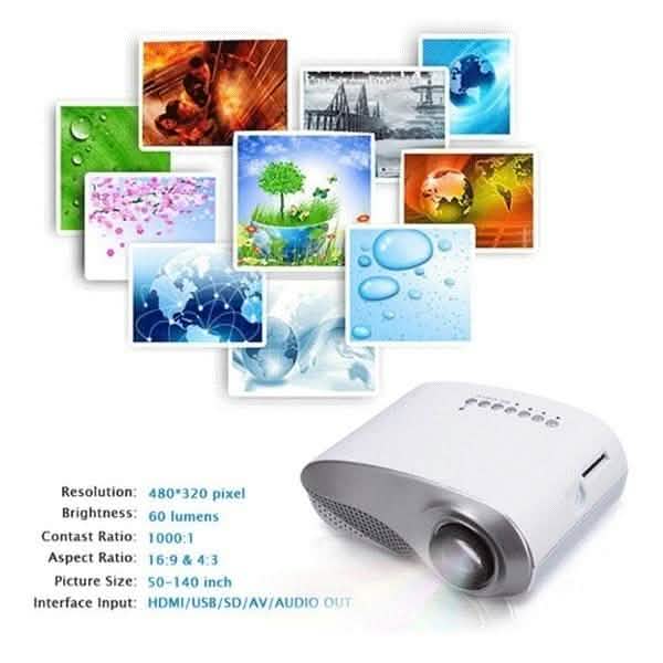 HD LED Beamer Mini 3D Heimkino