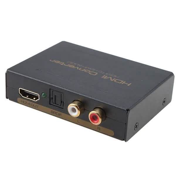 HDMI zu HDMI + SPDIF + Cinch L/R Audio-Extraktor - Konverter
