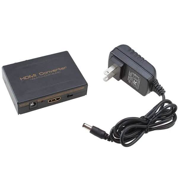 HDMI zu HDMI + SPDIF + Cinch L/R Audio-Extraktor - Konverter