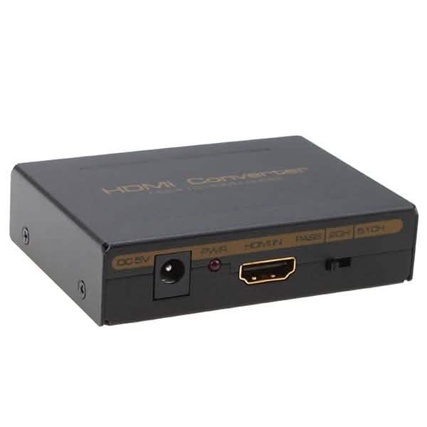 HDMI zu HDMI + SPDIF + Cinch L/R Audio-Extraktor - Konverter