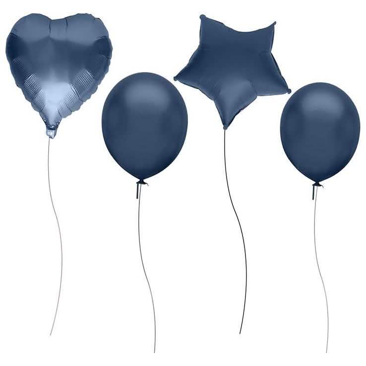 Herzförmige Folienballons Liebe