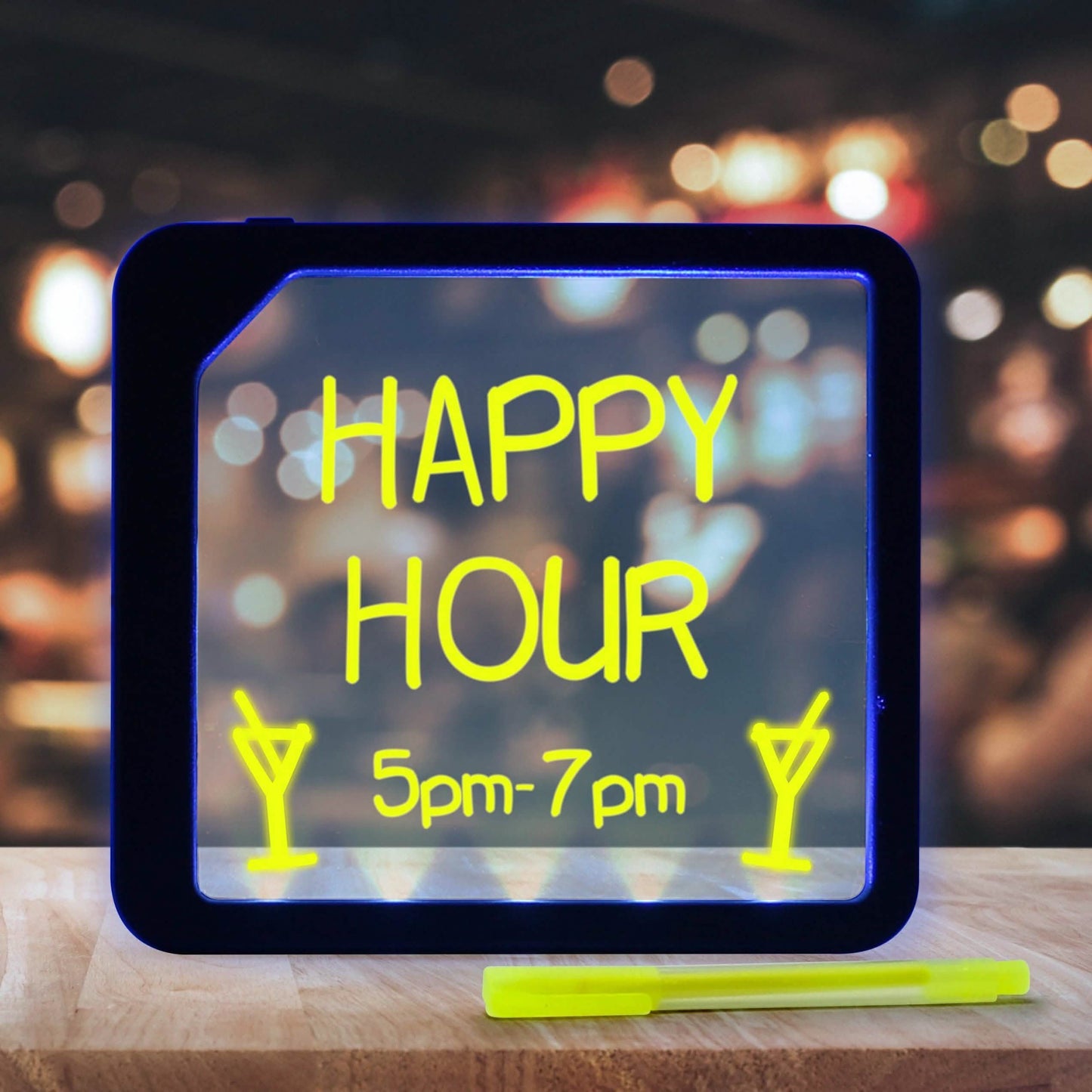 Hearth & Haven Fluoreszierende LED-Markertafel