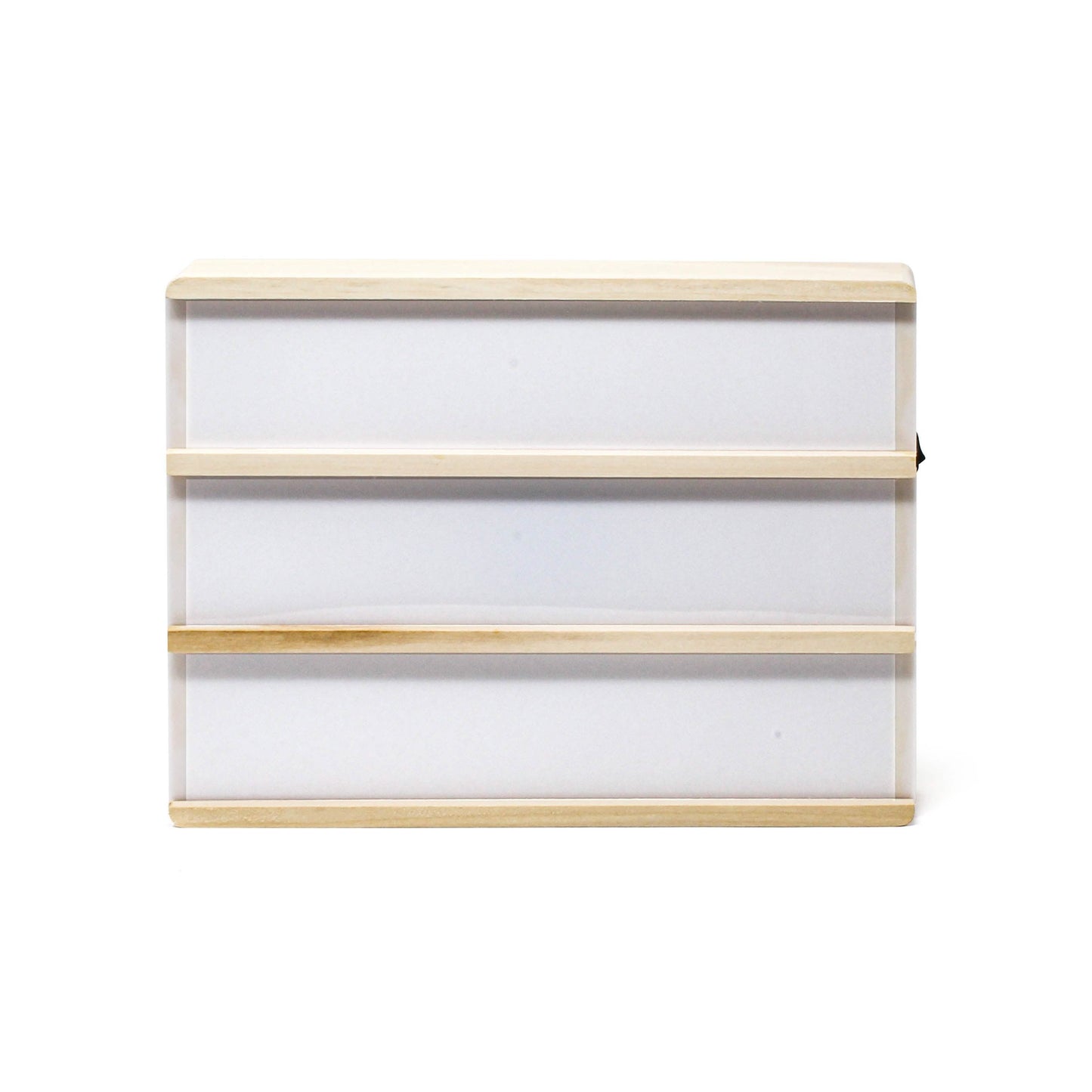 Hearth & Haven LED-Nachrichtenleuchtkasten aus Holz