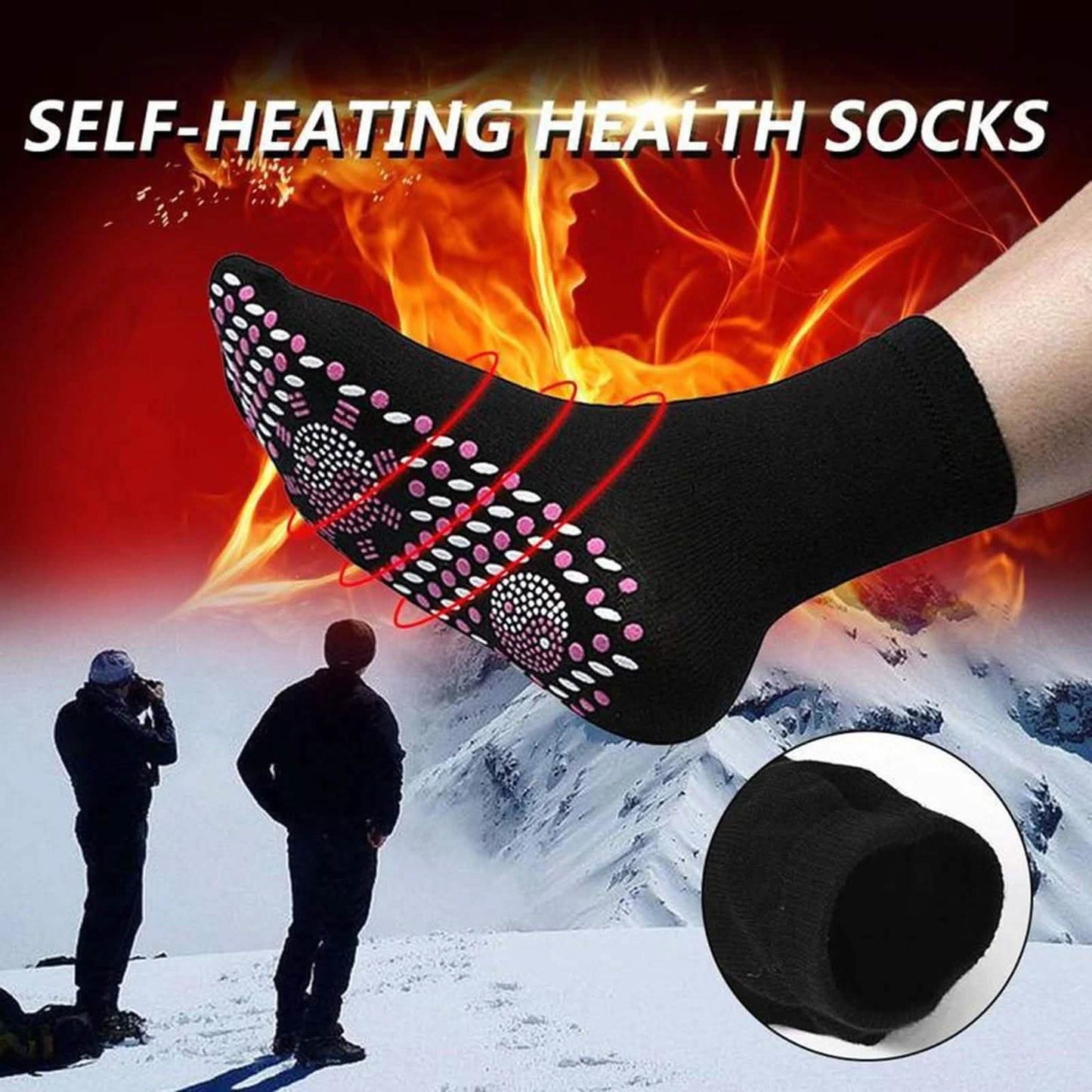 Beheizte Socken Selbsterwärmende Socken