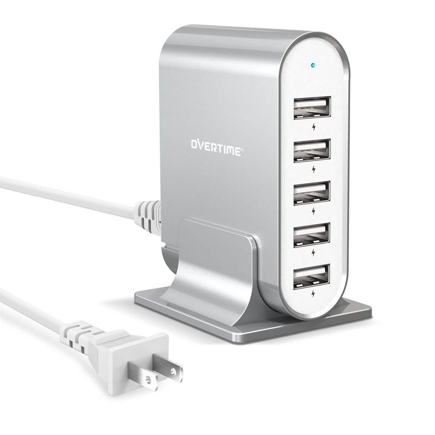 Hochleistungs-USB-Desktop-Ladestation mit 35,5 W/7,1 A und 5 Anschlüssen