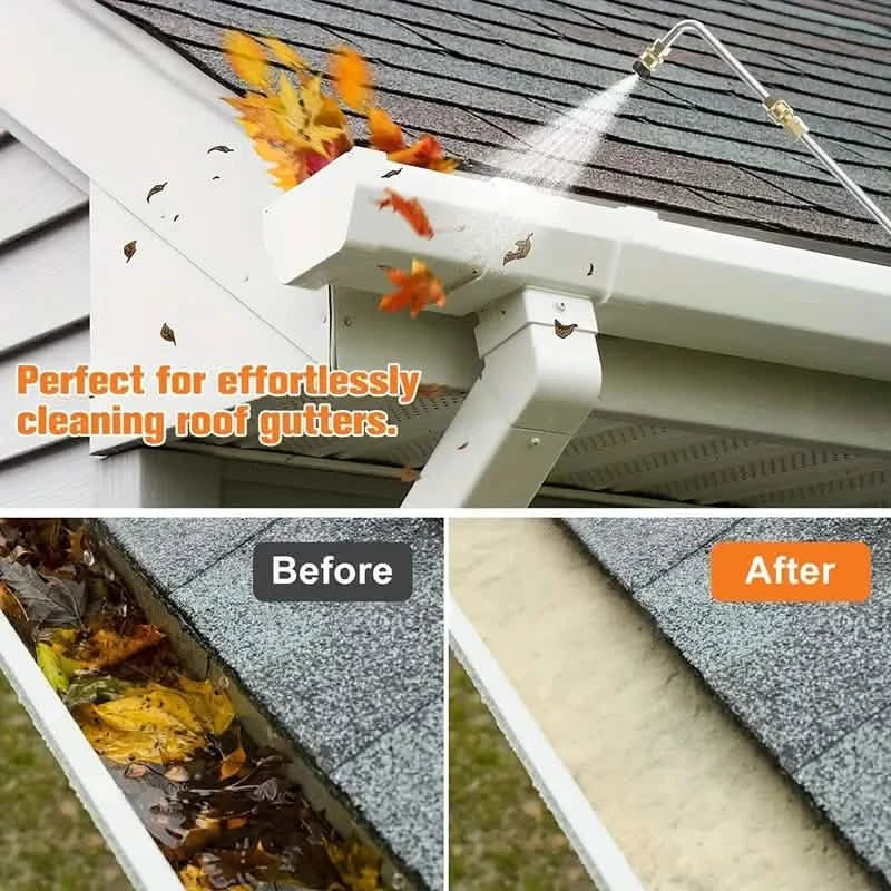 Hochdruckreiniger-Verlängerungsrohr, 1/4" Schnellanschluss Power Washer Lanze mit 6 Düsenspitzen