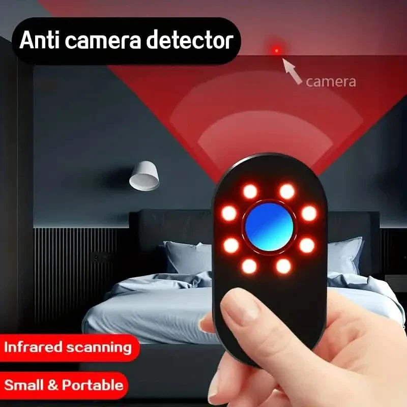 Hotel-Versteckte-Kamera-Detektor-Finder, Infrarot-Detektor, Reise-Mini-Tragbarer Anti-Spionage-Anti-Überwachungskamera-Scanner