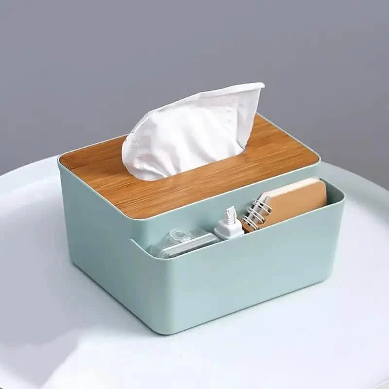 Haushalt einfache Holzmaserung Papierbox