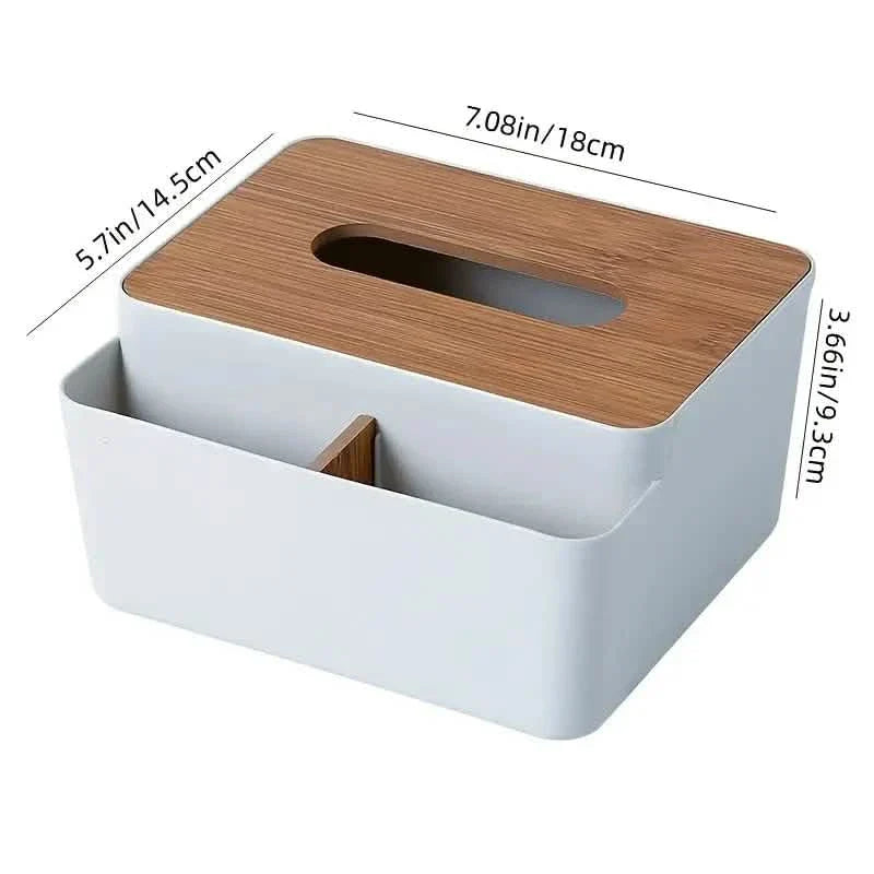 Haushalt einfache Holzmaserung Papierbox
