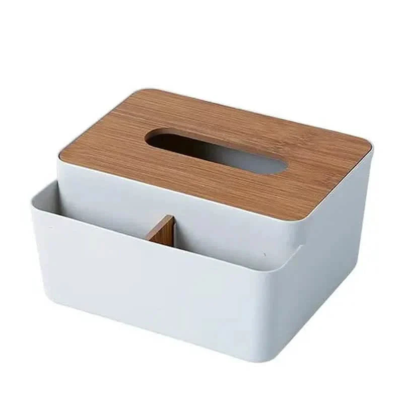 Haushalt einfache Holzmaserung Papierbox