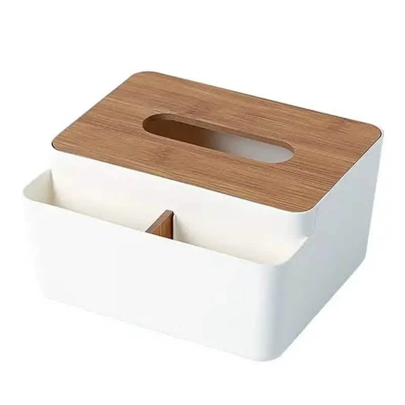 Haushalt einfache Holzmaserung Papierbox