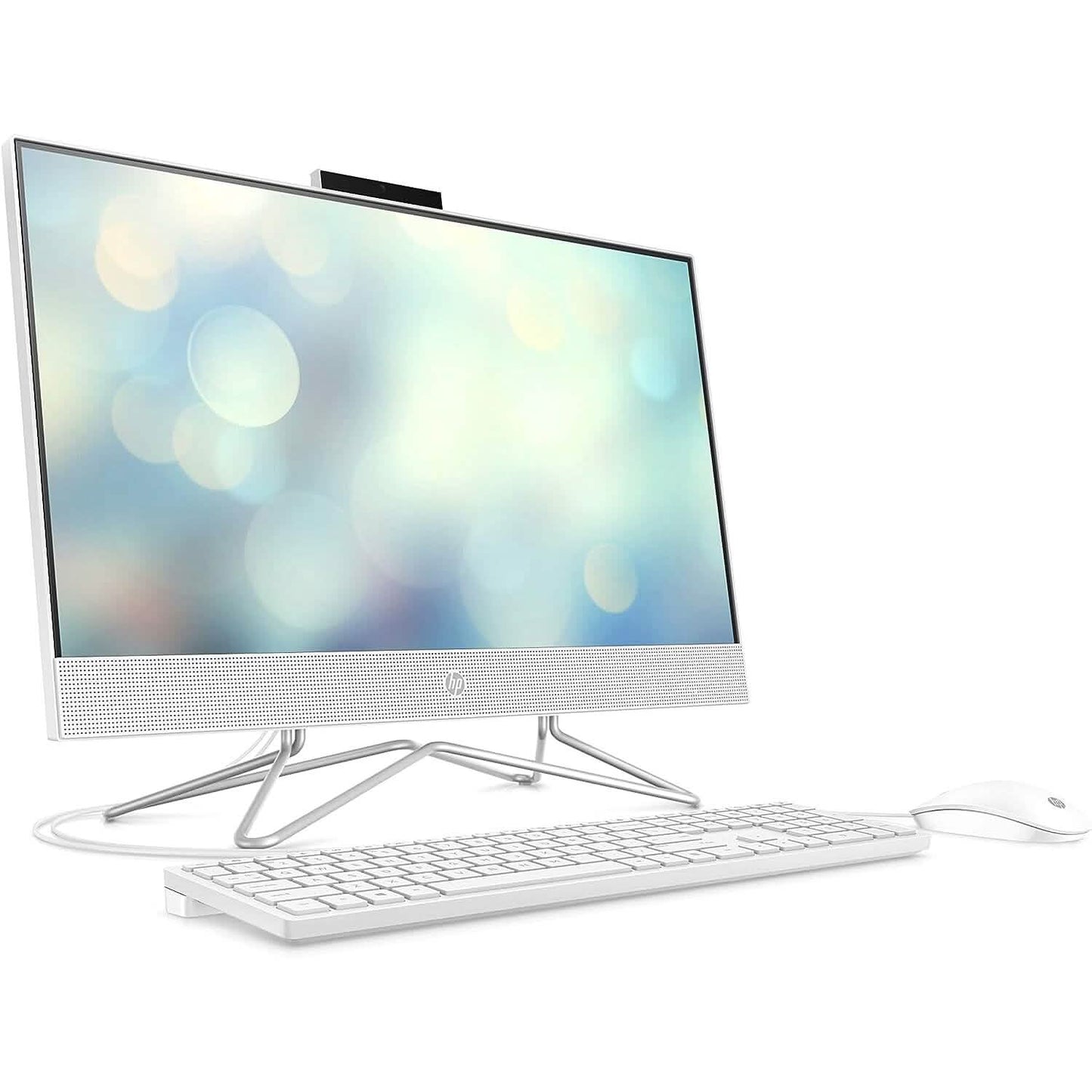 HP 22" All-in-One Desktop AMD Athlon Silver 4GB RAM 256 GB SSD Windows 11 Home (Generalüberholt)