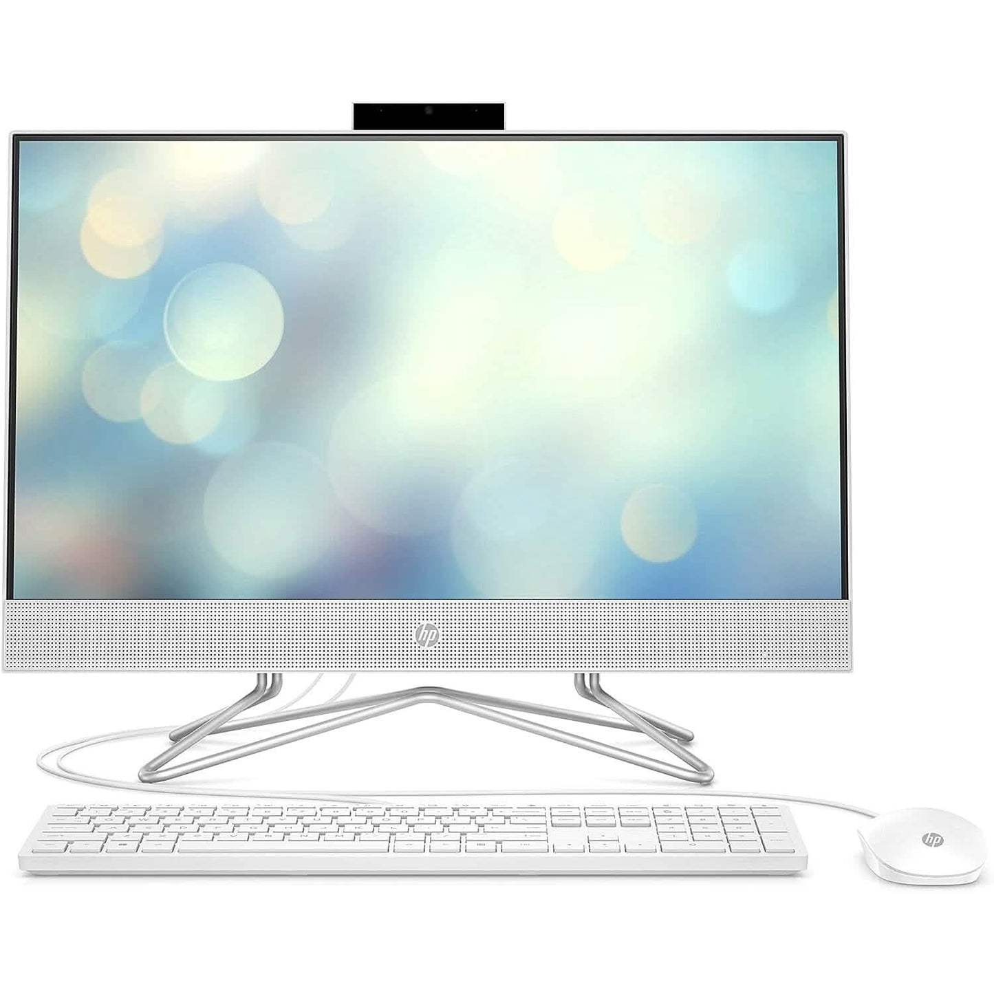 HP 22" All-in-One Desktop AMD Athlon Silver 4GB RAM 256 GB SSD Windows 11 Home (Generalüberholt)